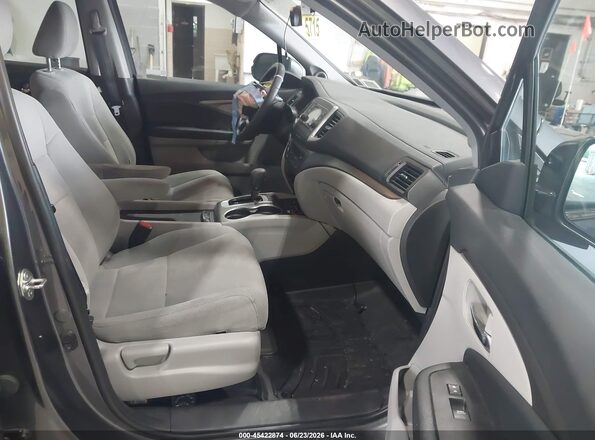 5FNYF6H12KB007778 2019 HONDA PILOT Gray წინა სალონის ხედი