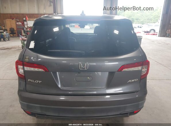 5FNYF6H12KB007778 2019 HONDA PILOT Gray 