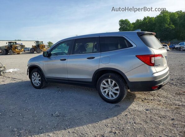 5FNYF6H19KB100894 2019 HONDA PILOT Серебряный Задняя левая четверть