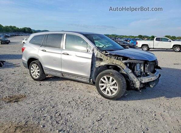 5FNYF6H19KB100894 2019 HONDA PILOT Серебряный Передняя правая четверть