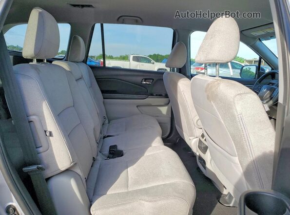 5FNYF6H19KB100894 2019 HONDA PILOT Серебряный Вид задней части салона