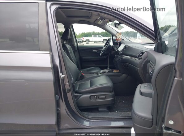 5FNYF6H20NB026844 2022 HONDA PILOT Серый Вид салона спереди