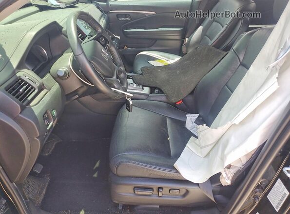 5FNYF6H21MB073444 2021 HONDA PILOT Black Front interior view