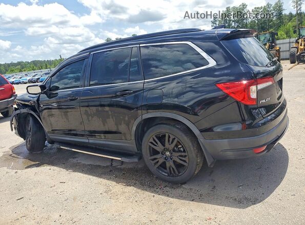 5FNYF6H21MB073444 2021 HONDA PILOT Black Rear left