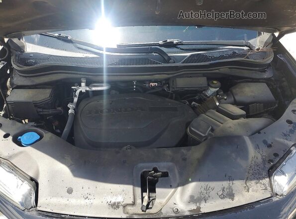 5FNYF6H21MB073444 2021 HONDA PILOT Black Engine compartment view