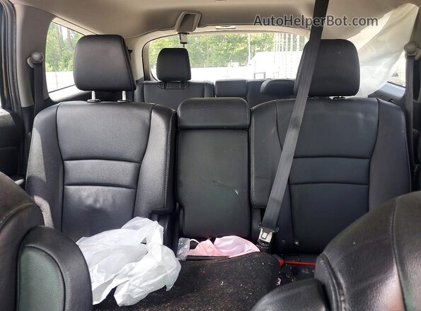 5FNYF6H21MB073444 2021 HONDA PILOT Black Rear seats view