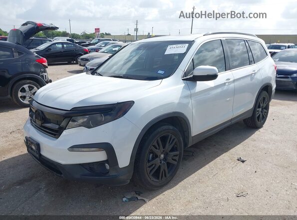 5FNYF6H21MB095816 2021 HONDA PILOT Белый Передняя левая четверть