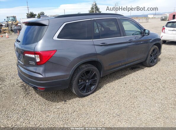 5FNYF6H22NB012072 2022 HONDA PILOT Black Trasero derecho