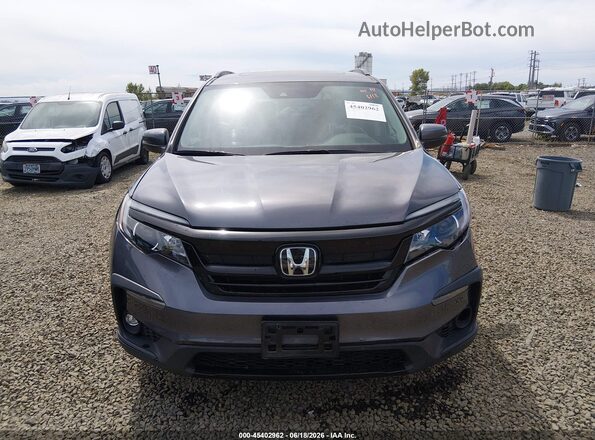5FNYF6H22NB012072 2022 HONDA PILOT Black Vista del cuadro de instrumentos
