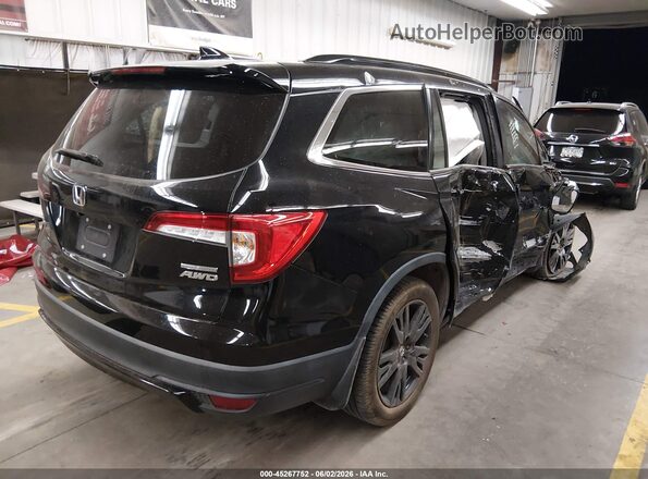 5FNYF6H23MB008871 2021 HONDA PILOT Black Rear right