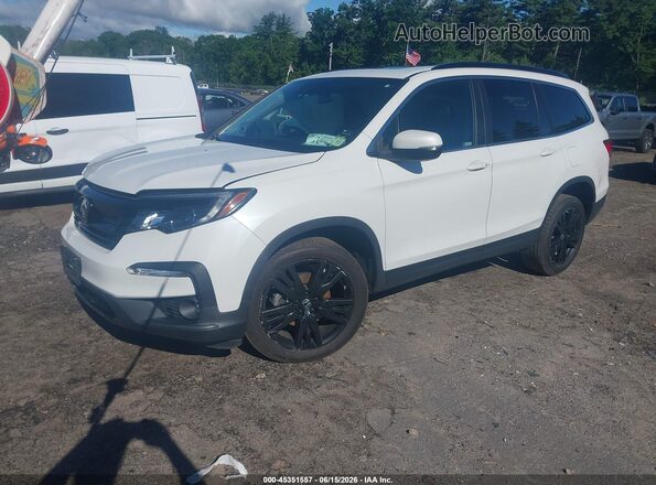 5FNYF6H23NB044884 2022 HONDA PILOT Белый Передняя левая четверть