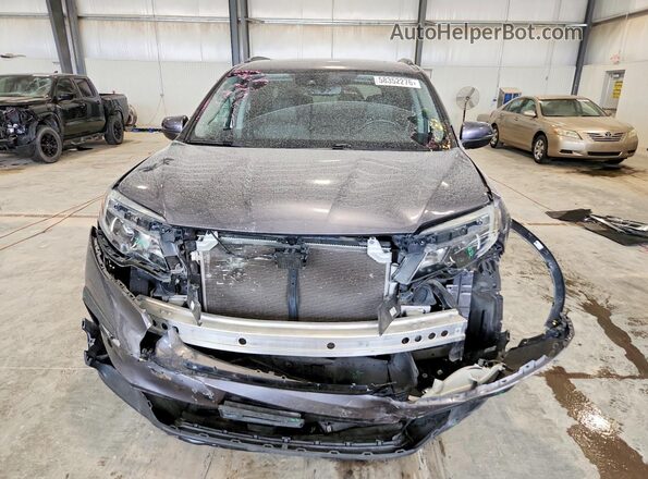 5FNYF6H24MB009205 2021 HONDA PILOT Gray Widok z przodu
