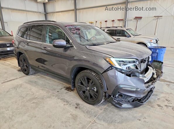 5FNYF6H24MB009205 2021 HONDA PILOT Gray Przód prawy