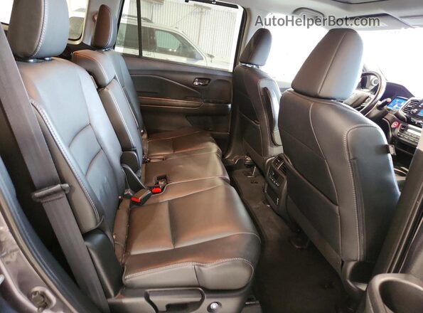 5FNYF6H24MB009205 2021 HONDA PILOT Gray Widok tylnych siedzeń