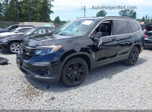 5FNYF6H24NB079787 2022 HONDA PILOT Black Vista tres cuartos delantera izquierda