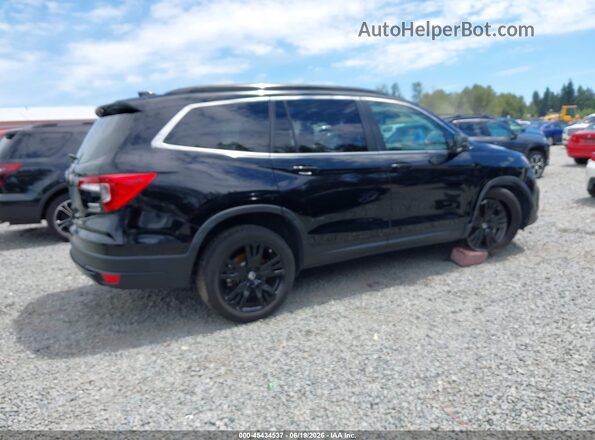 5FNYF6H24NB079787 2022 HONDA PILOT Black Trasero derecho