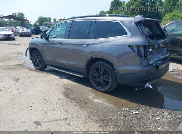 5FNYF6H26MB021310 2021 HONDA PILOT Gray უკანა მარცხენა