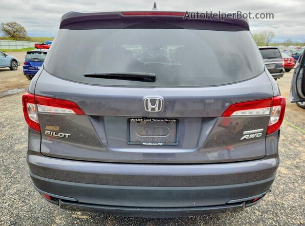 5FNYF6H26MB025387 2021 HONDA PILOT Gray 
