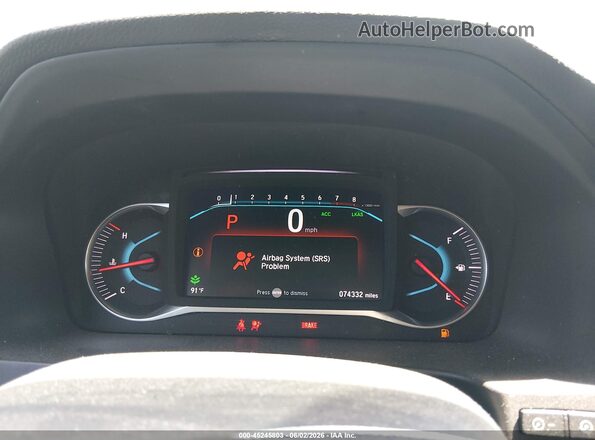 5FNYF6H26MB044442 2021 HONDA PILOT Черный Вид задних сидений