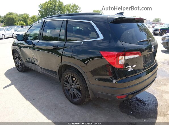 5FNYF6H26MB044442 2021 HONDA PILOT Черный Задняя левая четверть