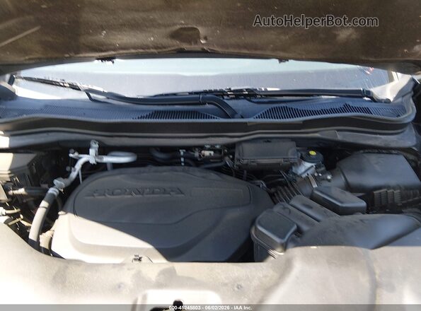 5FNYF6H26MB044442 2021 HONDA PILOT Черный Вид сзади
