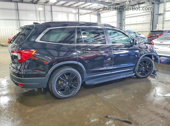 5FNYF6H26NB091875 2022 HONDA PILOT Black Trasero derecho