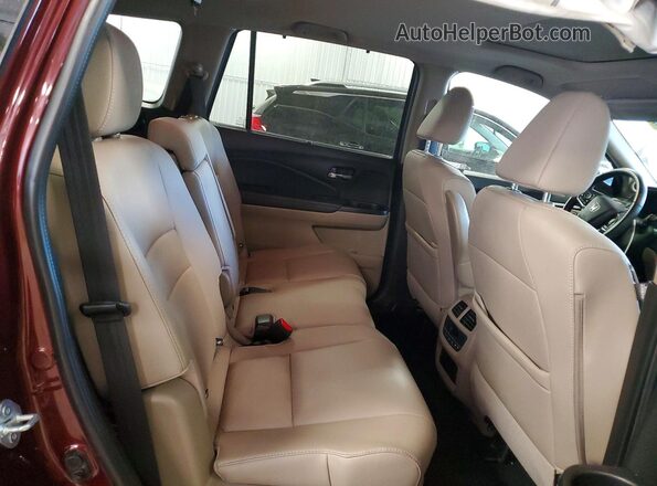 5FNYF6H27NB063972 2022 HONDA PILOT Maroon 