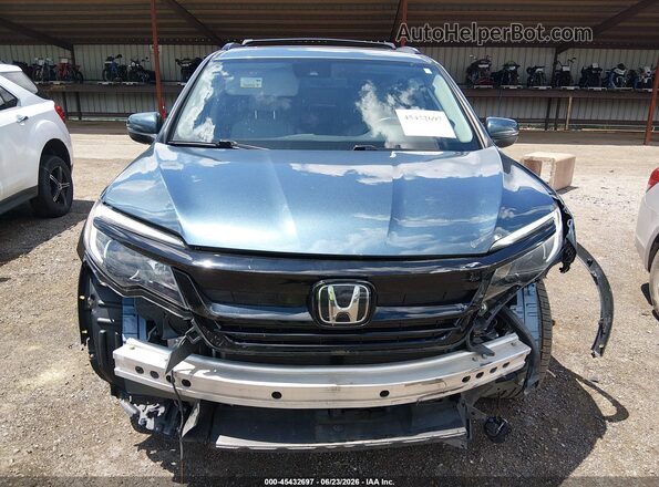 5FNYF6H28NB004364 2022 HONDA PILOT Blue ხელსაწყოთა პანელის ხედი