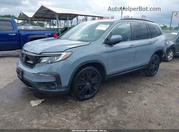 5FNYF6H28NB071935 2022 HONDA PILOT Light Blue Front left