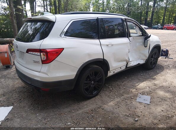 5FNYF6H29MB012925 2021 HONDA PILOT White Rear right