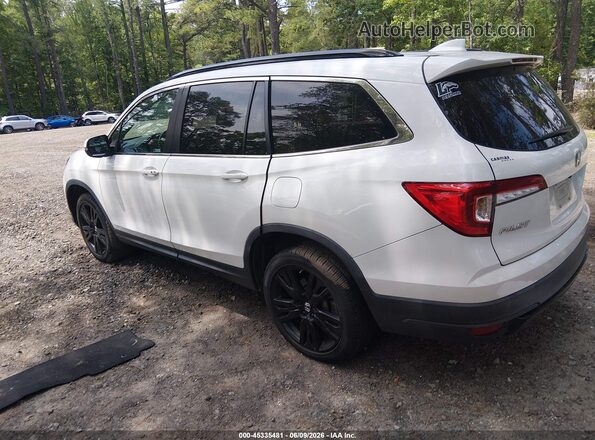 5FNYF6H29MB012925 2021 HONDA PILOT White Rear left