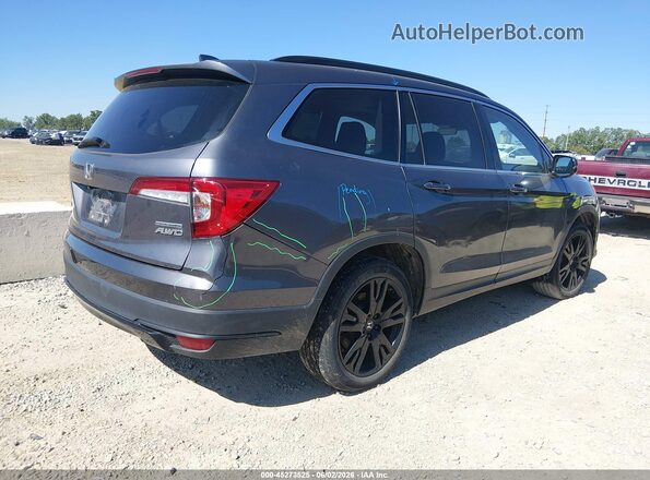 5FNYF6H29MB100955 2021 HONDA PILOT Gray Rear right