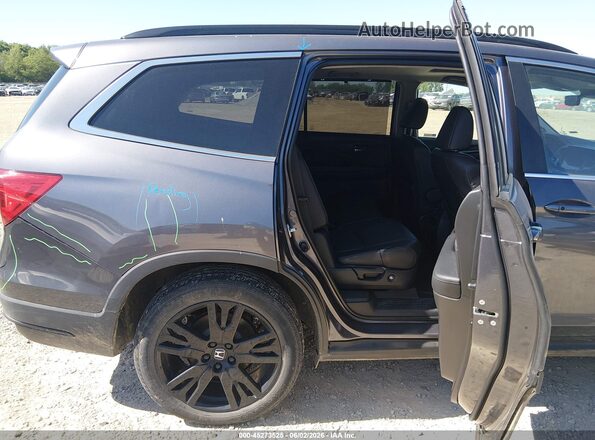 5FNYF6H29MB100955 2021 HONDA PILOT Gray VIN sticker view
