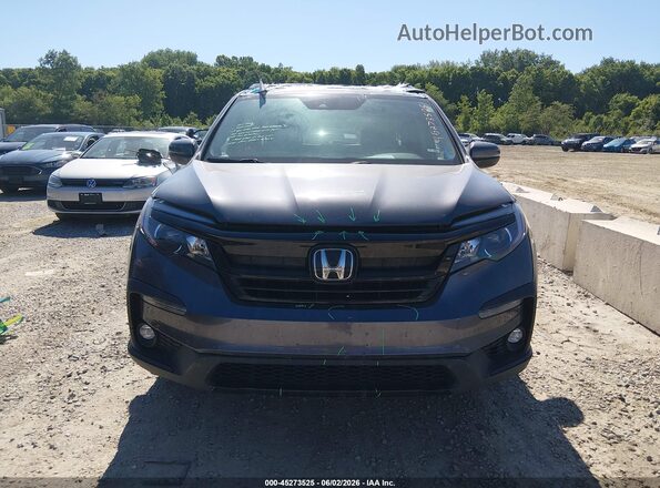 5FNYF6H29MB100955 2021 HONDA PILOT Gray Instrument cluster view
