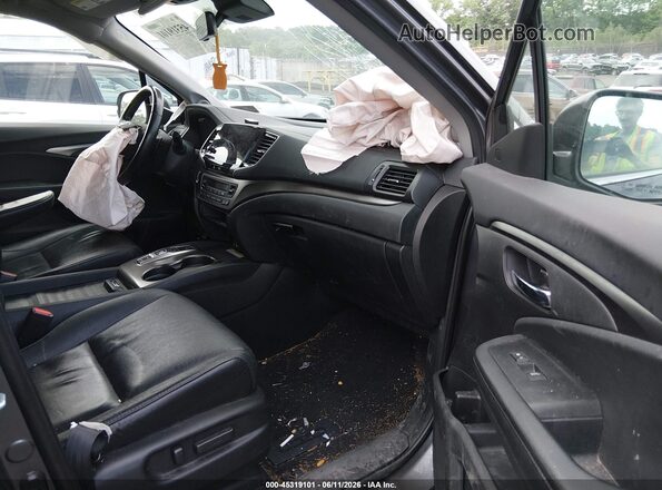 5FNYF6H29NB065710 2022 HONDA PILOT Gray Widok wnętrza z przodu