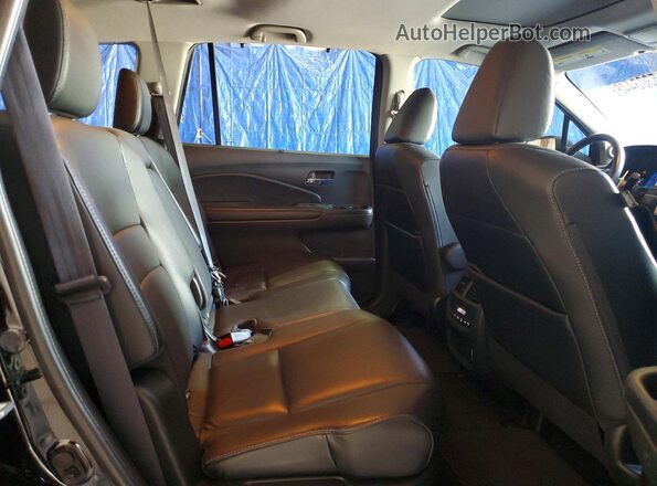 5FNYF6H2XNB068227 2022 HONDA PILOT Black უკანა სალონის ხედი