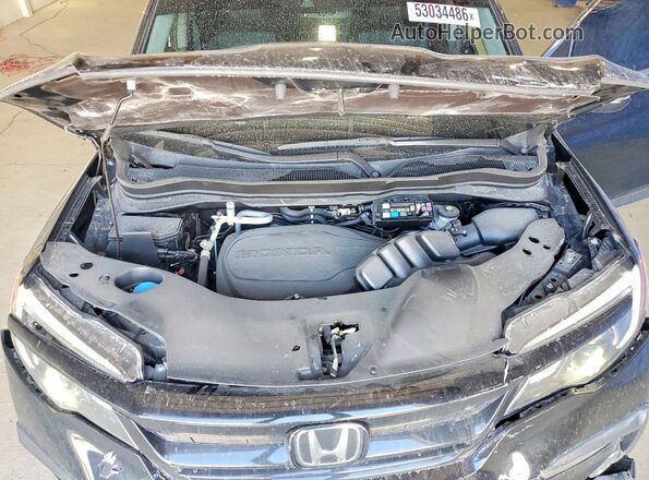 5FNYF6H2XNB068227 2022 HONDA PILOT Black ძრავის განყოფილების ხედი