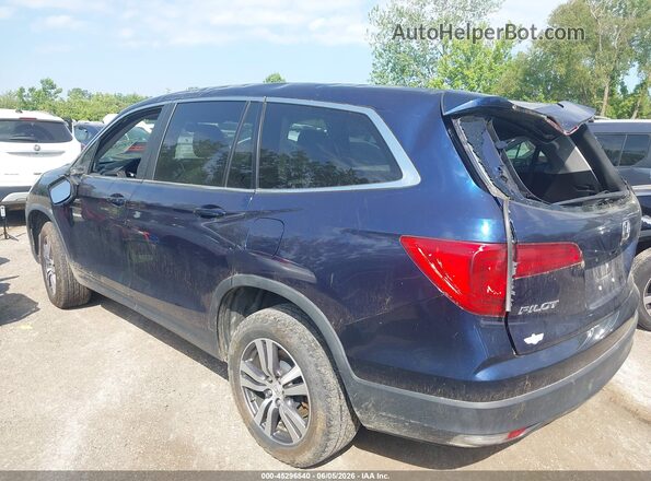 5FNYF6H30HB072378 2017 HONDA PILOT Blue Панорамний вид салону 360°
