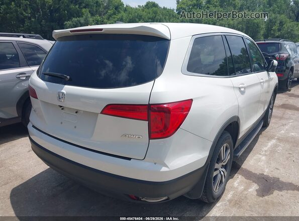 5FNYF6H30HB075636 2017 HONDA PILOT White Tył prawy