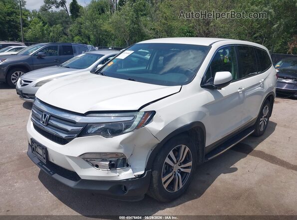 5FNYF6H30HB075636 2017 HONDA PILOT White Przód lewy