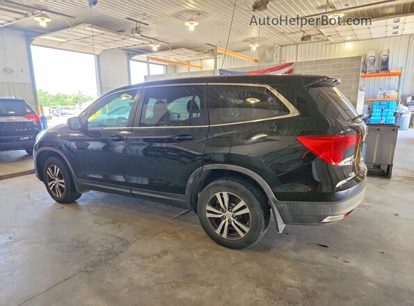 5FNYF6H30HB081324 2017 HONDA PILOT Black Հետևի ձախ