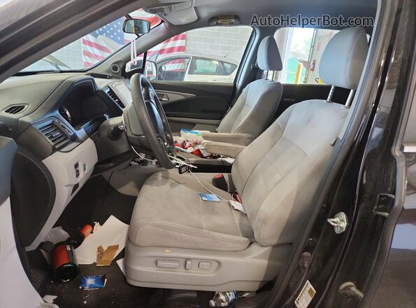 5FNYF6H30HB081324 2017 HONDA PILOT Black Սալոնի դիմացի տեսք