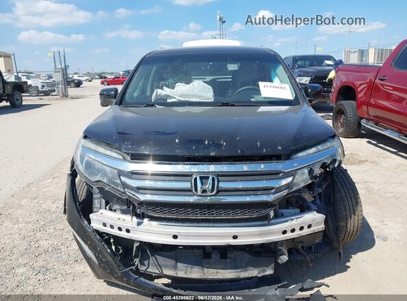 5FNYF6H30JB073410 2018 HONDA PILOT Black Widok zestawu wskaźników