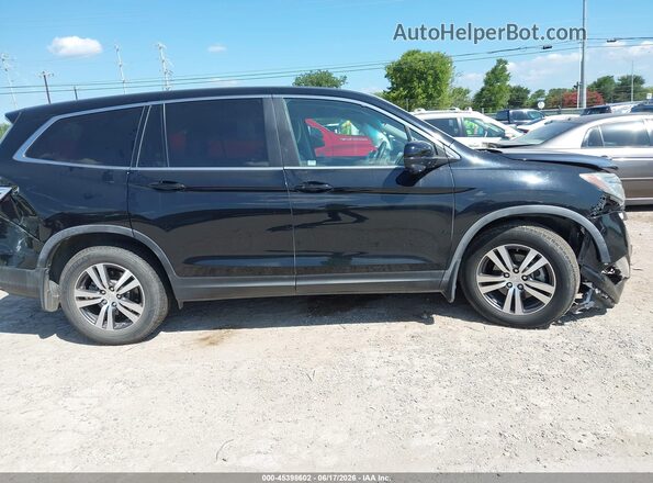 5FNYF6H30JB073410 2018 HONDA PILOT Black Widok wnętrza z tyłu