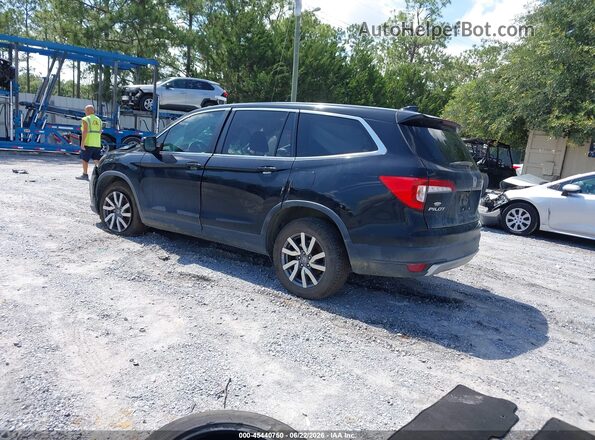 5FNYF6H31KB033306 2019 HONDA PILOT Black უკანა მარცხენა