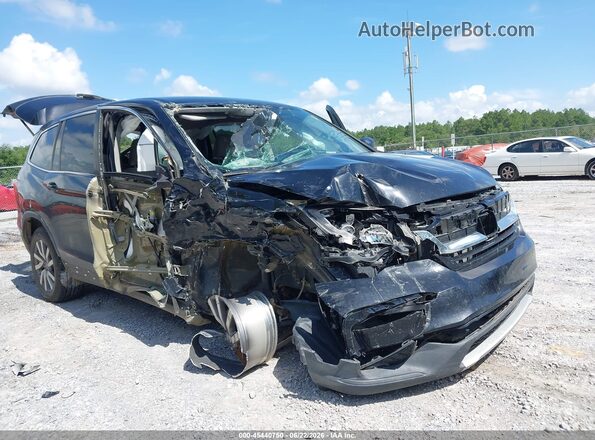 5FNYF6H31KB033306 2019 HONDA PILOT Black წინა ხედი