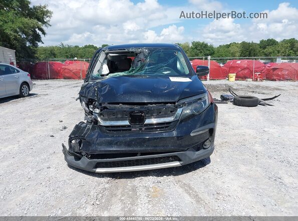5FNYF6H31KB033306 2019 HONDA PILOT Black უკანა სალონის ხედი