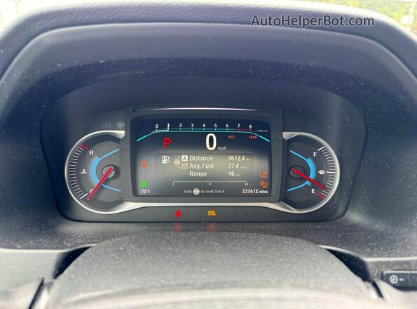 5FNYF6H31KB091237 2019 HONDA PILOT Black Rear interior view