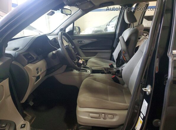 5FNYF6H31LB045232 2020 HONDA PILOT Black Widok wnętrza z przodu