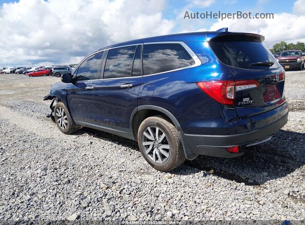 5FNYF6H32KB054519 2019 HONDA PILOT Blue Rear left